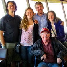 Dad and us at space needle