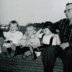 Left to right~Faith, Kathy, Cindy, John, Rene, and Grandpa