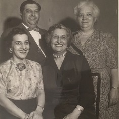 The Family, Faustina, John, Mary, and their mom Frances.