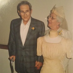 My dad and mom on ther 50th wedding anniversary. Many of you attended the party in Federaal Way, WA.