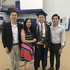 Robert's High School Graduation in 2016