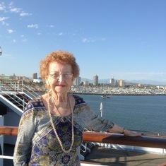 Ruth on The Queen Mary