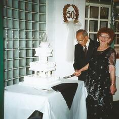 50th - Cutting the Cake