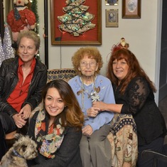 Christmas 2013 Jackie,Mona,Ruth, and Paula