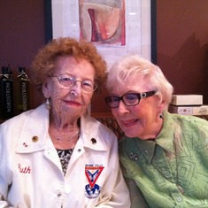 Betty and Ruth at Nordstroms Cafe