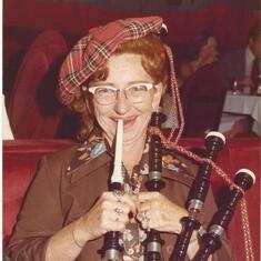 Ruth with Bagpipes