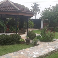 The Rotunda. Where Dad loved to sit to admire the garden .. and then have mum’s sumptuous akara on Sunday mornings with tea.