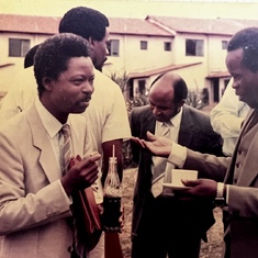 Rare photo of dad with a coke ..