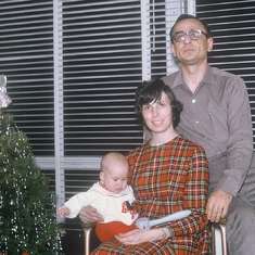 Peri’s first Christmas 1963