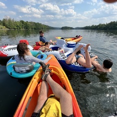 8th annual tubing on the Delaware River for Filip's birthday, 2023