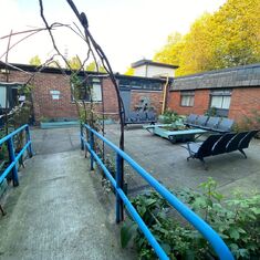 Fizza’s community well-being garden at Manchester Medical ❤️