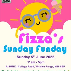 Celebrate FIZZA’s life Fizza-style!! Register online: Fizza's Sunday Funday