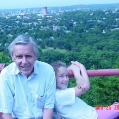 With granddaughter August 2003