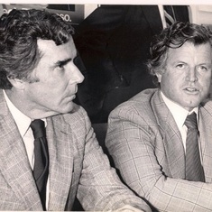 Frank with Sen. Kennedy