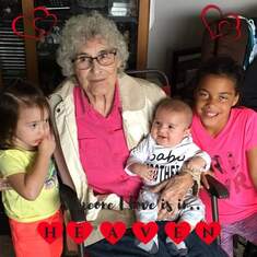 Great Grandma And My 3 babies Danyka ,Natalyn and Owen