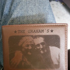 the photo of my wallet, me and my mum. love you forever. 