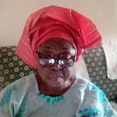 Mummy at home in Magodo