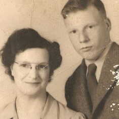 Florence "Gertie" and son Al 