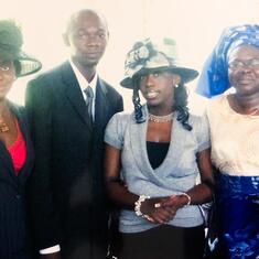 My visit to Grace Evangel Mission and meeting the lovely Aunty Wogu, us (Chizor and Nkechi) before we got married and Onyinye Obafemi