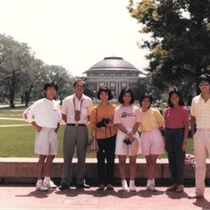 Visiting me and his alma mater, University of Illinois, with the Madamba siblings 1987