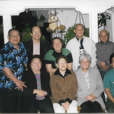 A visit with  mom’s siblings in Altadena , CA (2001?)