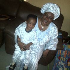 Mummy and her crown prince
