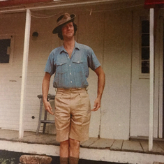 Forbes in Brisbane, Australia helping our Uncle Jim who was struggling with his cattle ranch (mid-70's).