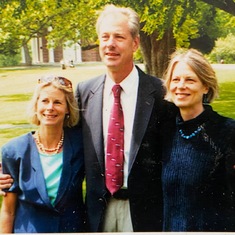 Forbes with his two sisters...