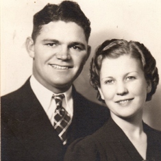 Forrest and Lorene (Newman) Couchman  Married May 21, 1938 in Gering, Nebraska