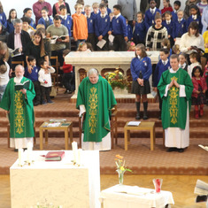 Father Martin's farewell Mass. Photo by Ed Barter.