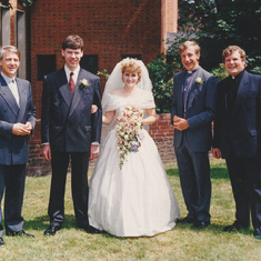 Frs Martin and Rob, with Mgr Pat - St Joseph's Guildford 1992