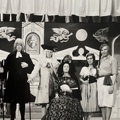 Martin playing a lead role in Gilbert& Sullivan’s’Gondoliers’ April 1972.