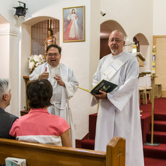 Fr. Rich and Deacon Don.