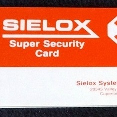 RFID Workplace Entry Card, early 1980s