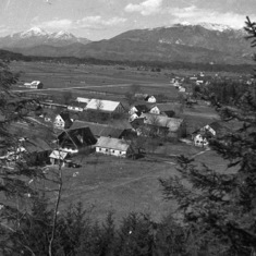 Photo of Francé's hometown, Nožice, taken in 1932, two years before Francé was born.