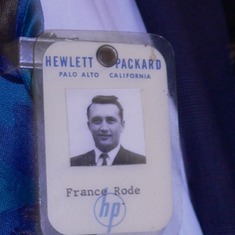 Old HP id badge