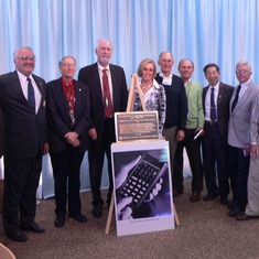 Institute of Electronics and Electrical Engineers (IEEE) milestone award for the HP35 1st hand held calculator.  June 2009