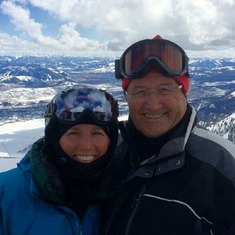 Skiing in Jackson Hole, March 2016.