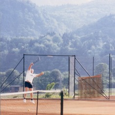 Tennis in beautiful Slovenia -- around 2000