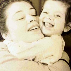 Fran and Sally, circa 1946