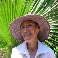 PalmMom. One of the loveliest things about Mom was how well she could wear a hat, even one from K-Mart. She had the cheek bones.