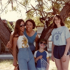 Laura, Mom, Guru Darbar and Sarah in Palm Springs