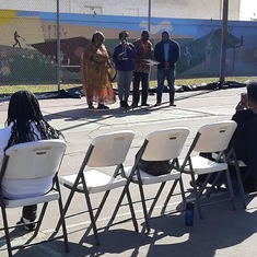 Dedication Ceremony for Dr. Fleming (In Memoriam) at Layfayette Park