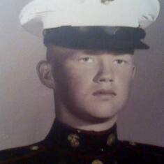 Daddy in his Marine Uniform