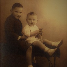 Brothers Bill and Gene