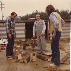 Splitting Wood with Jerry and Bill