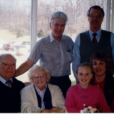 Stephen Plachko, Frank, Agnes, mom, dad, me March 22 1994