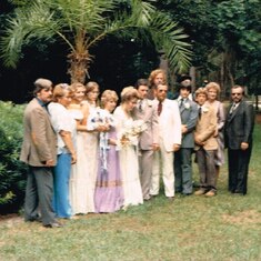 Francis and Betsy's wedding, 1982