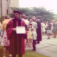 PhD graduation, 1974, Univ. of Chicago