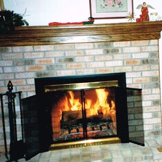 Woodwoking--Rose's fireplace mantle, 1998